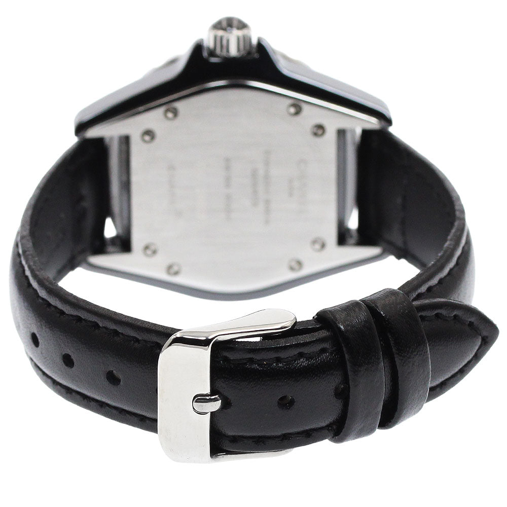 CHANEL H0680 J12 Black Ceramic Date Quartz Ladies Watch (Good Condition)