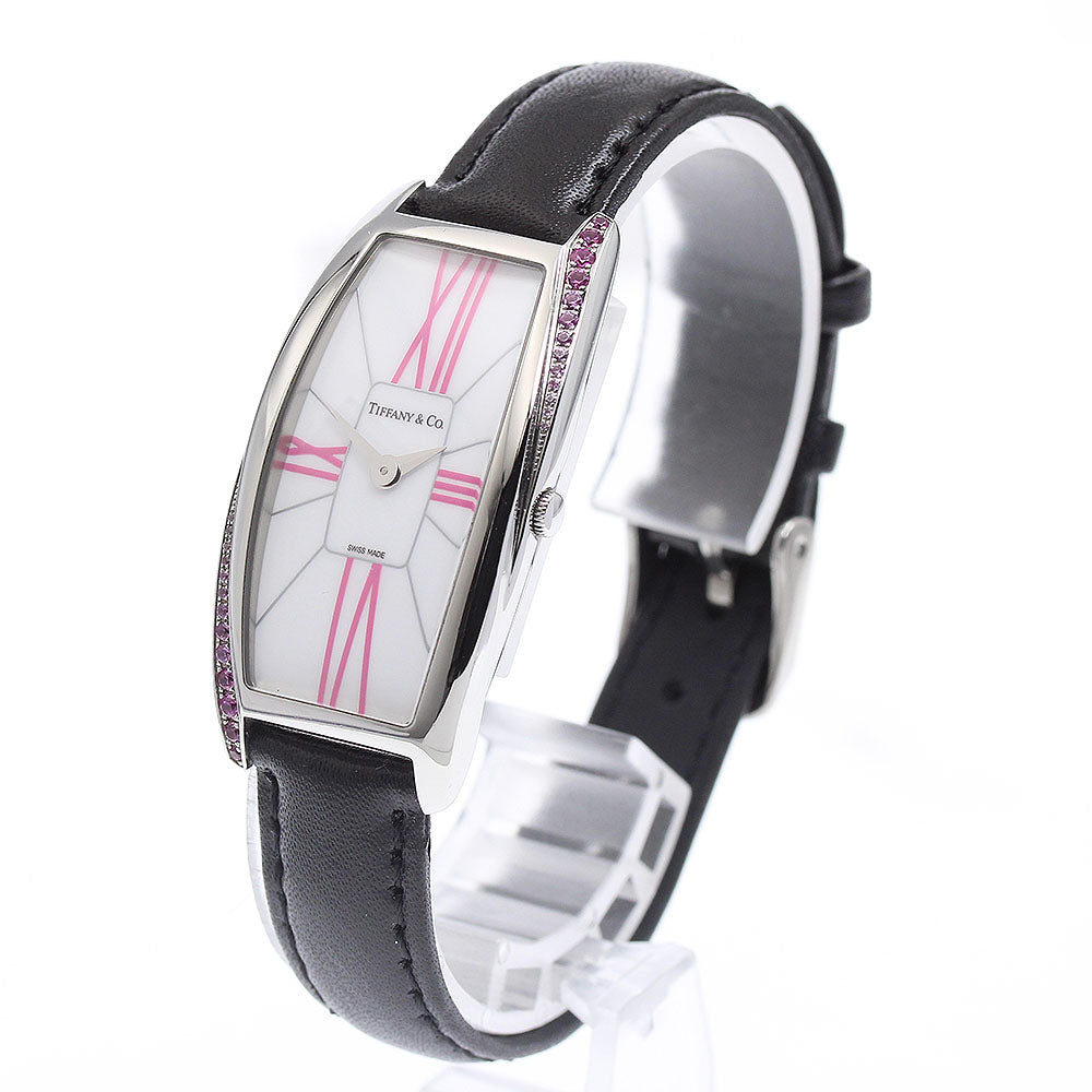TIFFANY&Co. Z6401.10.10I29A48I Gemea Pink Sapphire Bezel Quartz Ladies Watch