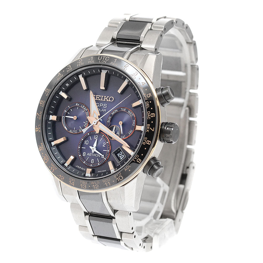 SEIKO SBXC007/5X53-0AA0 Astron Shohei Ohtani Model 2018 Day-Date Solar Radio-Controlled Men's Watch (Comes with Box and Warranty)