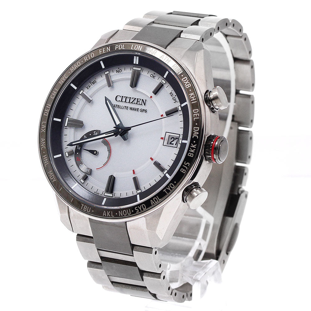 CITIZEN CC3085-51A/F150-T025811 Attesa Eco-Drive Date Solar Radio-Controlled Men's Watch Excellent Condition with Box and Warranty.