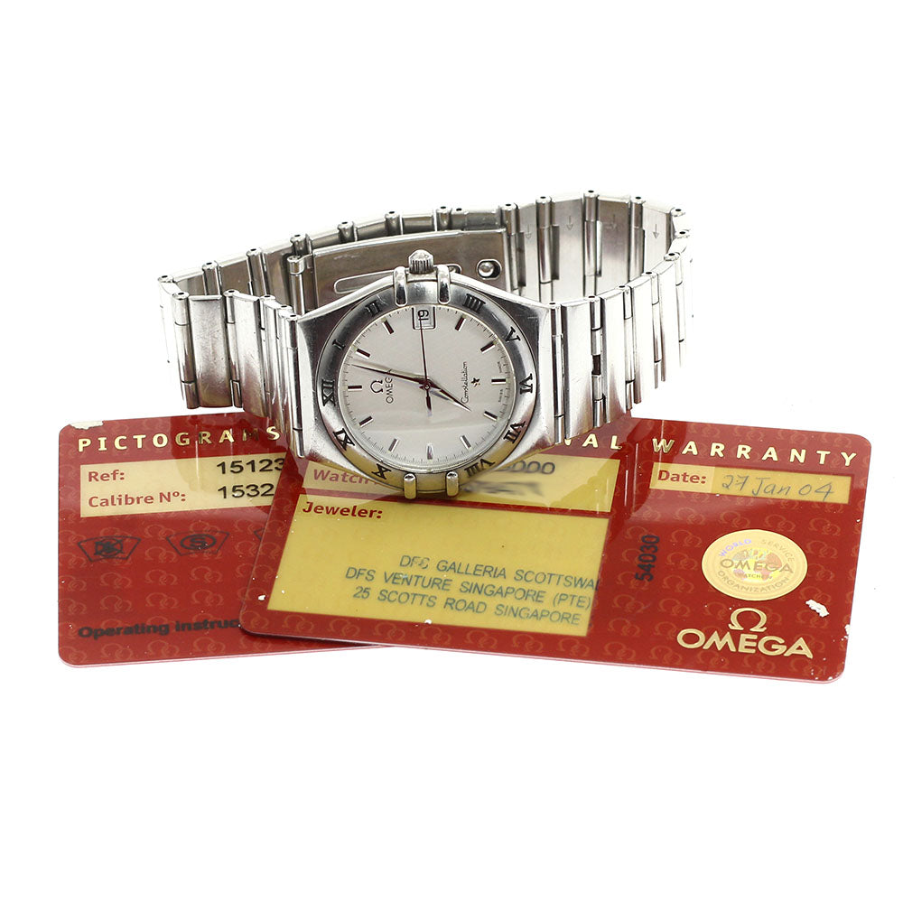 OMEGA 1512.30 Constellation Date Quartz Men's Watch with Warranty