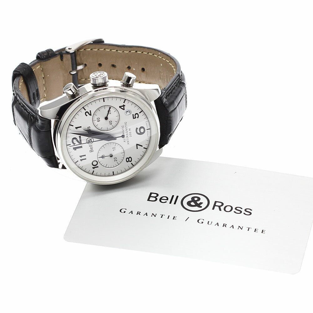 Bell & Ross 130 Chronograph Date Automatic Men's Watch with Warranty