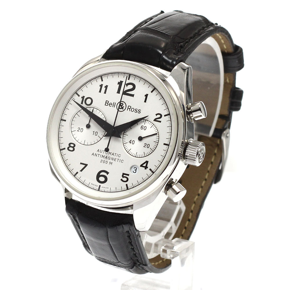 Bell & Ross 130 Chronograph Date Automatic Men's Watch with Warranty