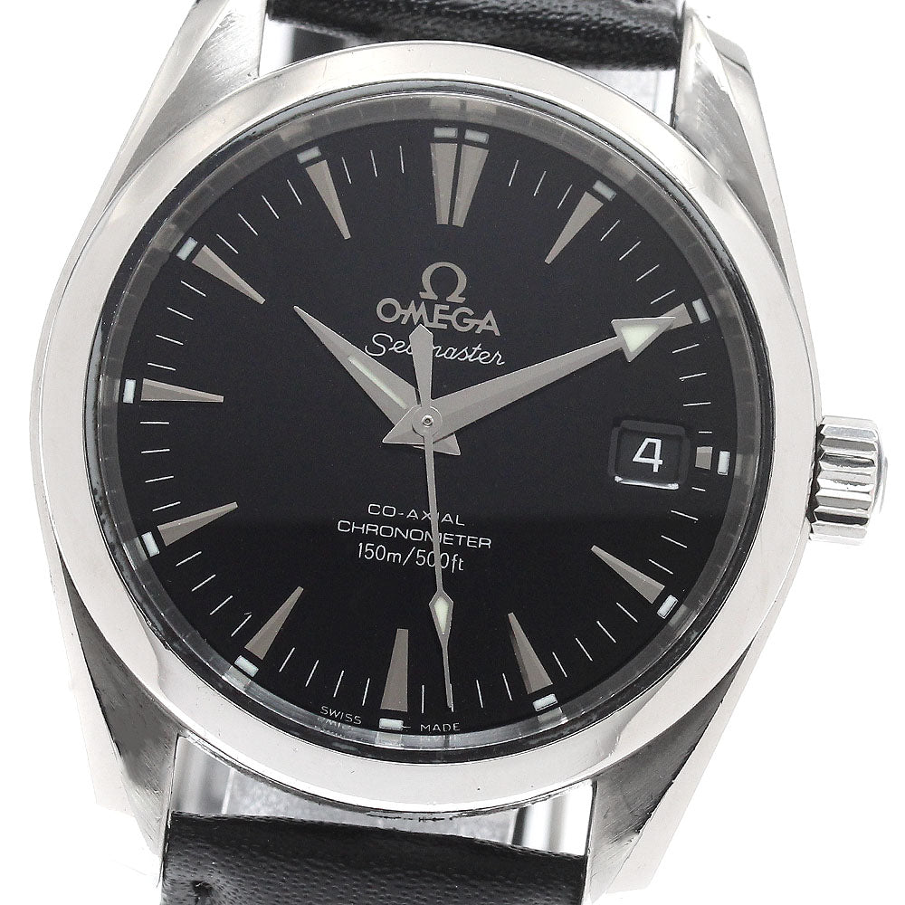 OMEGA 2504.50 Seamaster Aqua Terra Date Co-Axial Chronometer Automatic Boys' Watch with Warranty