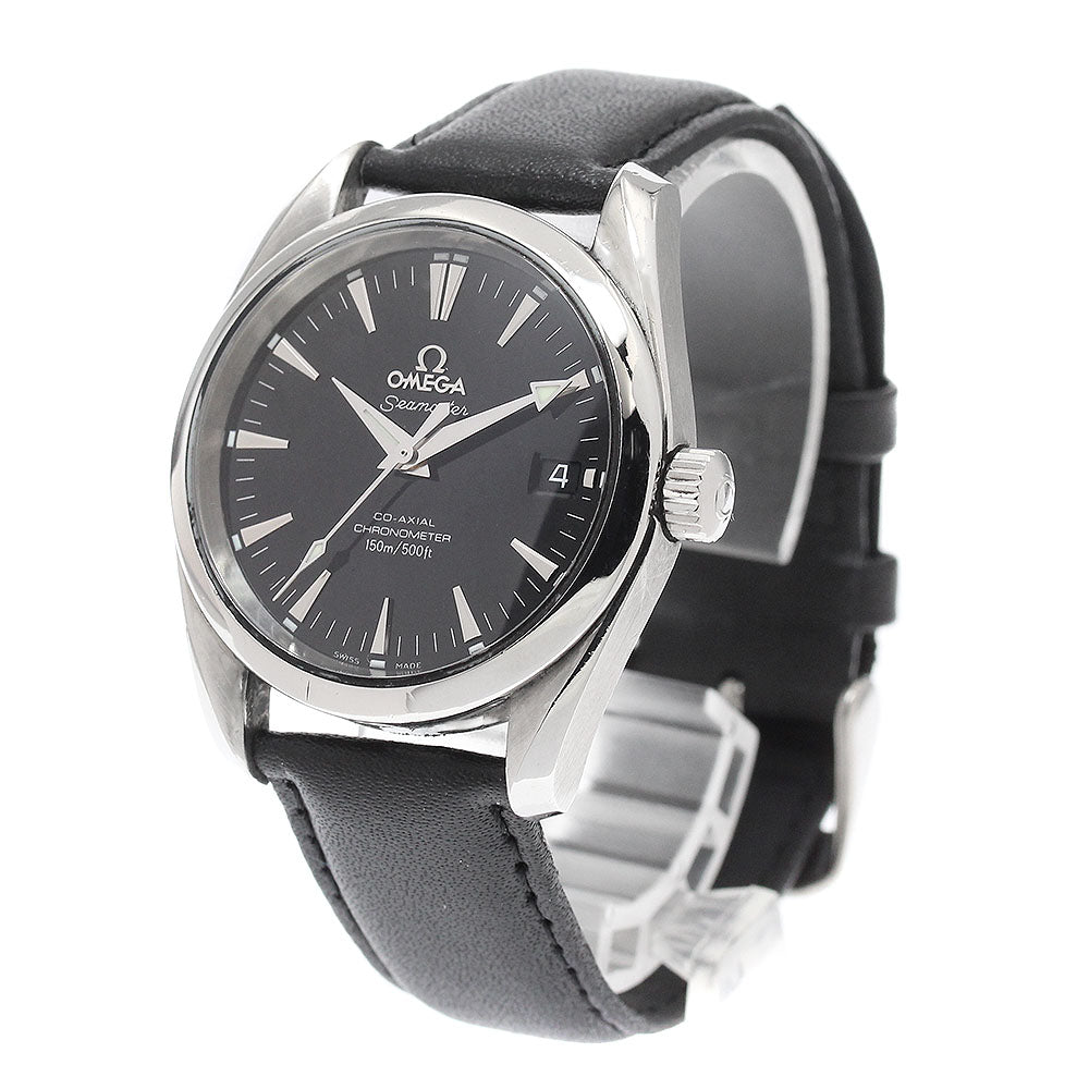 OMEGA 2504.50 Seamaster Aqua Terra Date Co-Axial Chronometer Automatic Boys' Watch with Warranty