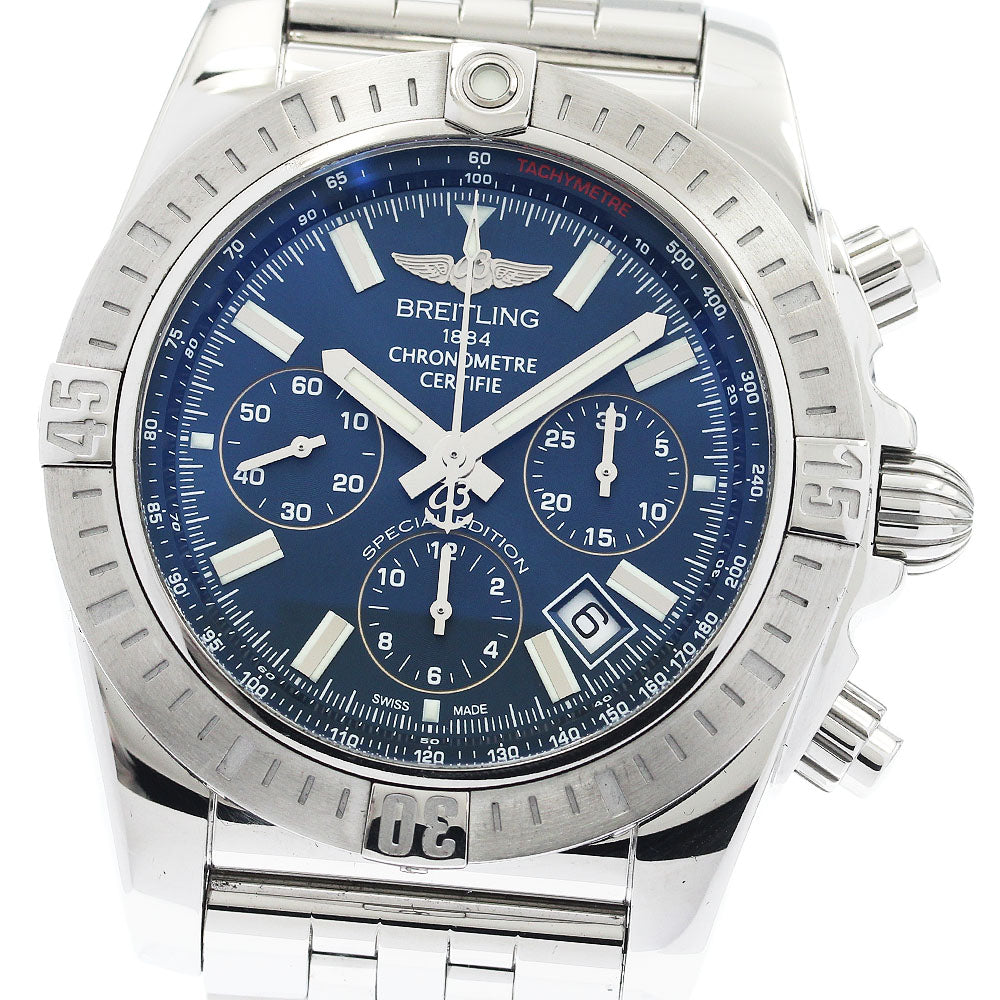 BREITLING AB0115 Chronomat Date Automatic Men's Watch (Good Condition)