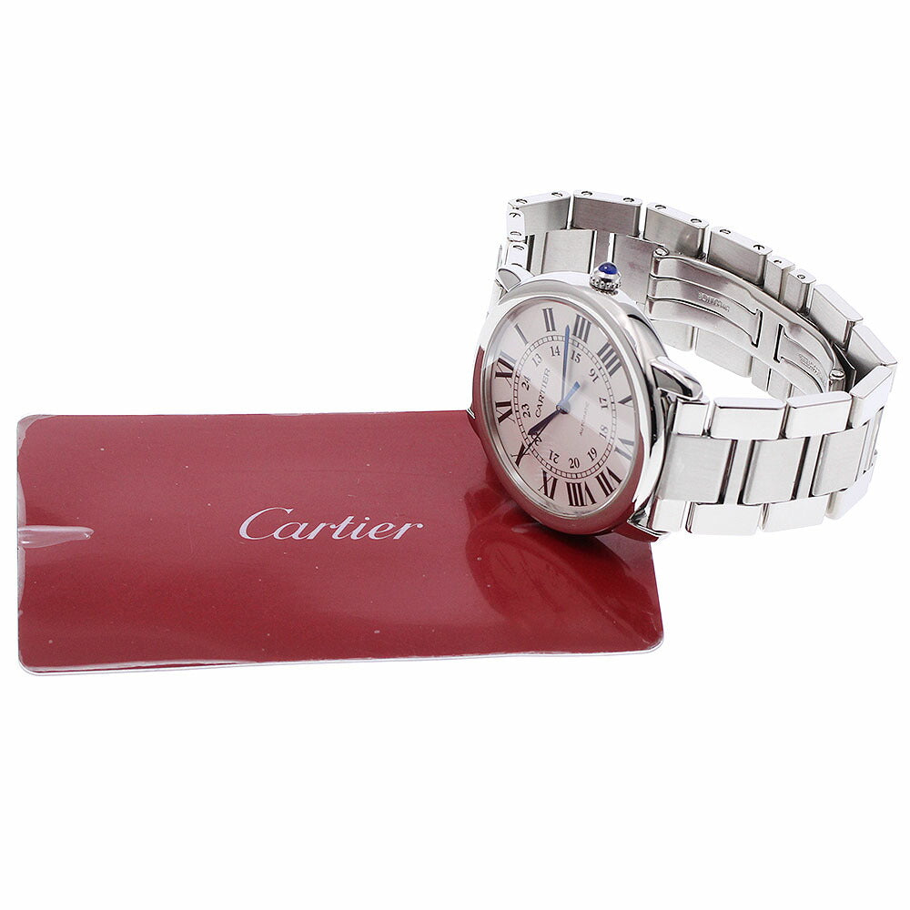 CARTIER WSRN0012 Ronde Solo Automatic Men's Watch with Warranty