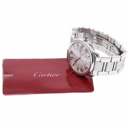 CARTIER WSRN0012 Ronde Solo Automatic Men's Watch with Warranty