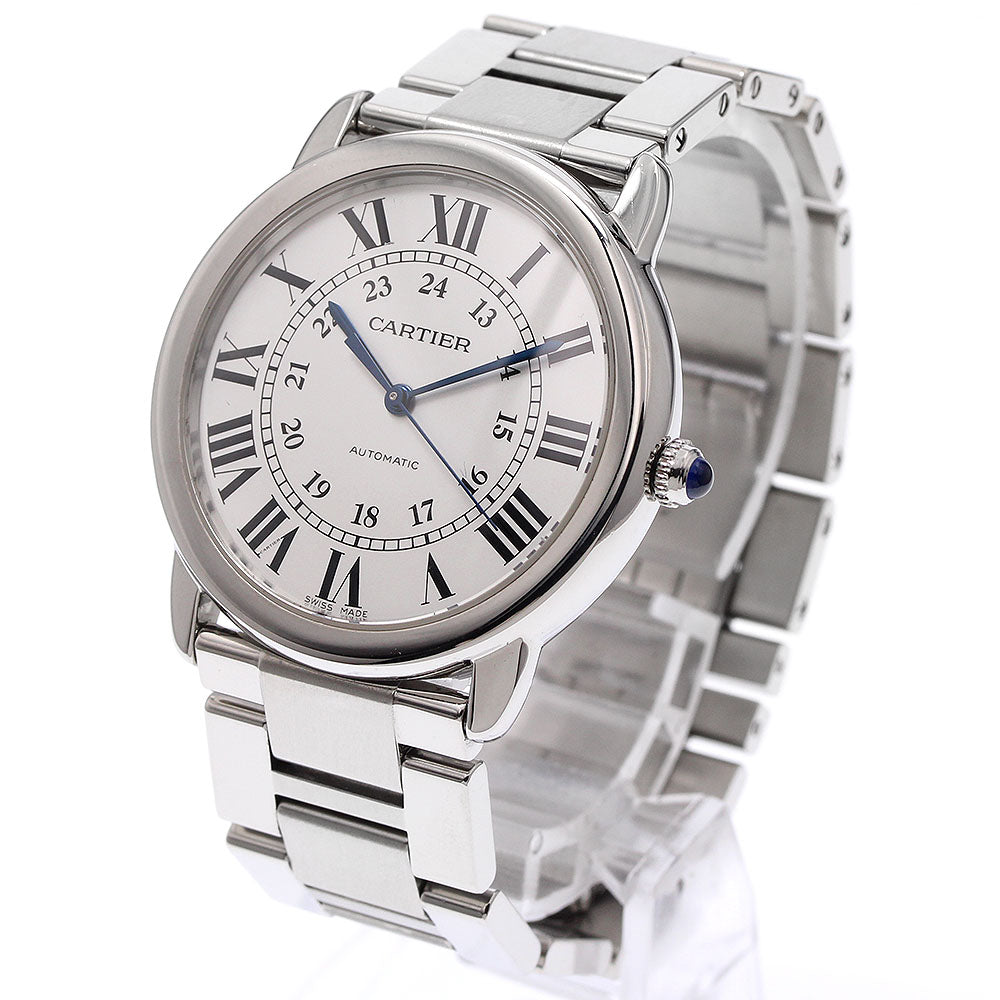 CARTIER WSRN0012 Ronde Solo Automatic Men's Watch with Warranty
