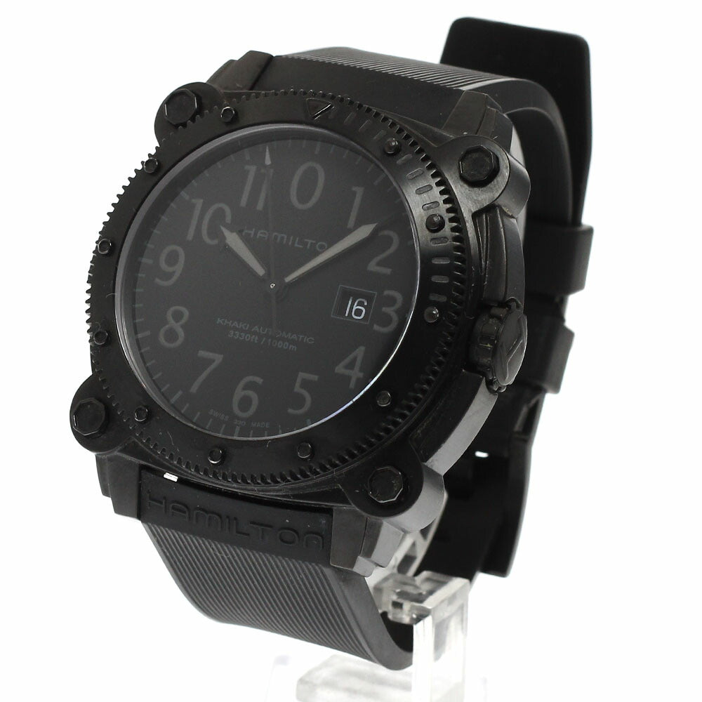 HAMILTON H785850 Khaki Below Zero Date Automatic Men's Watch (Good Condition)