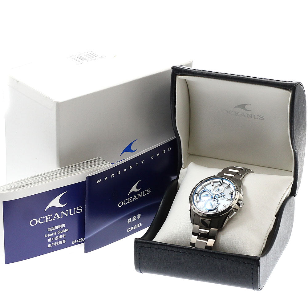 CASIO OCW-S4000F-7AJF Oceanus Manta Solar Radio-Controlled Men's Watch (with box and warranty)