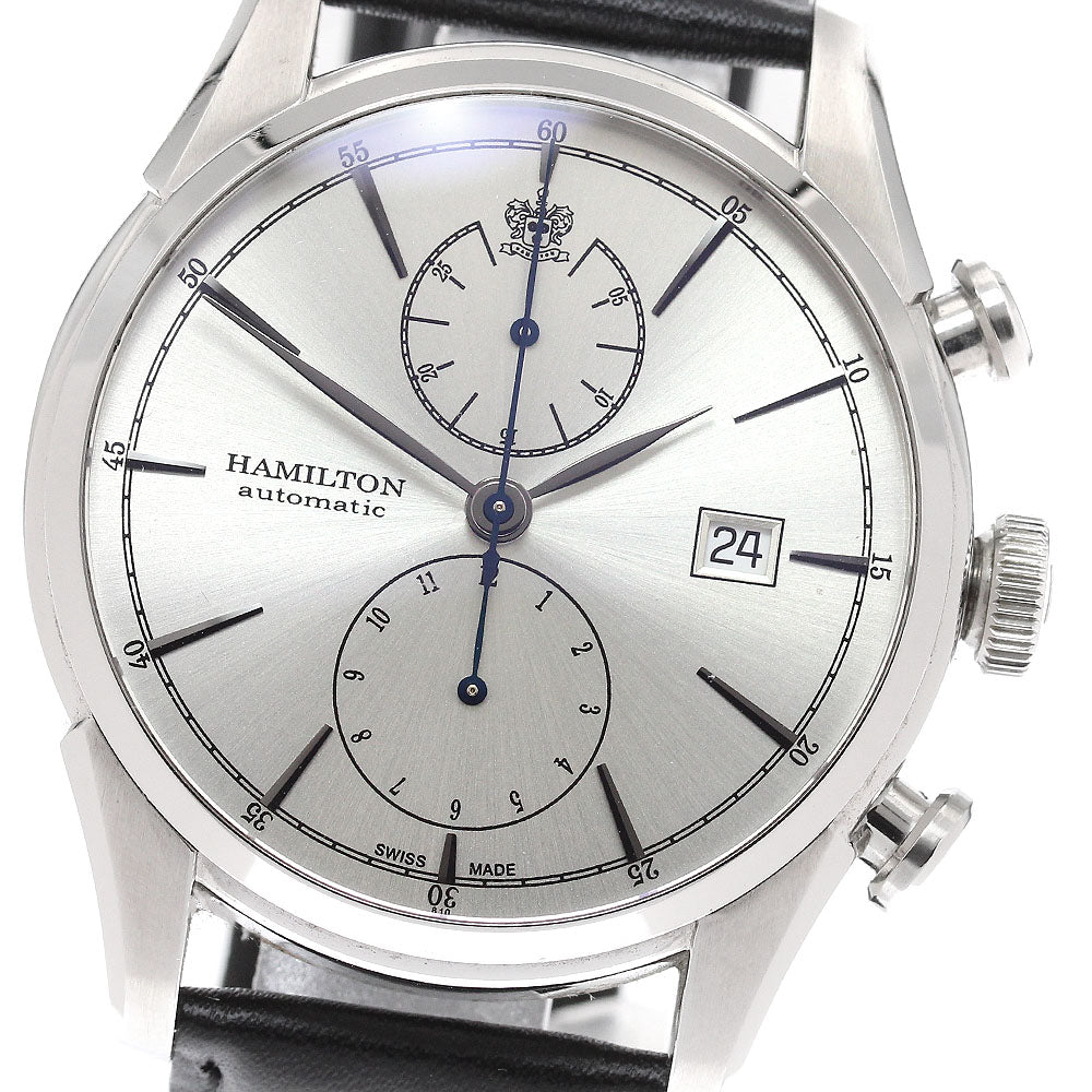 HAMILTON H324160 Jazzmaster Spirit of Liberty Chronograph Automatic Men's Watch (Good Condition)