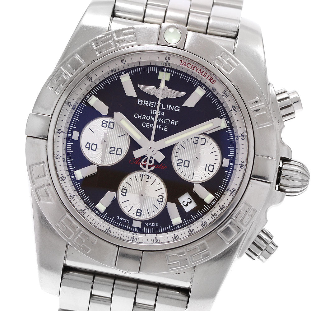 BREITLING AB0110/A011Q75PA Chronomat 44 Chronograph Automatic Men's Watch with Warranty