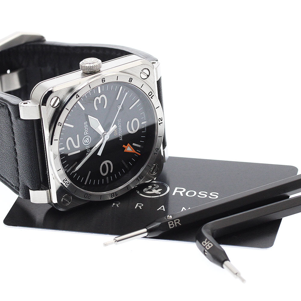 Bell & Ross BR03-93-S BR03 GMT Date Automatic Men's Watch with Warranty