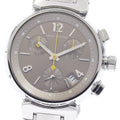LOUIS VUITTON Q1322 Tambour Chronograph Date Quartz Boys' Watch with Box and Warranty Card