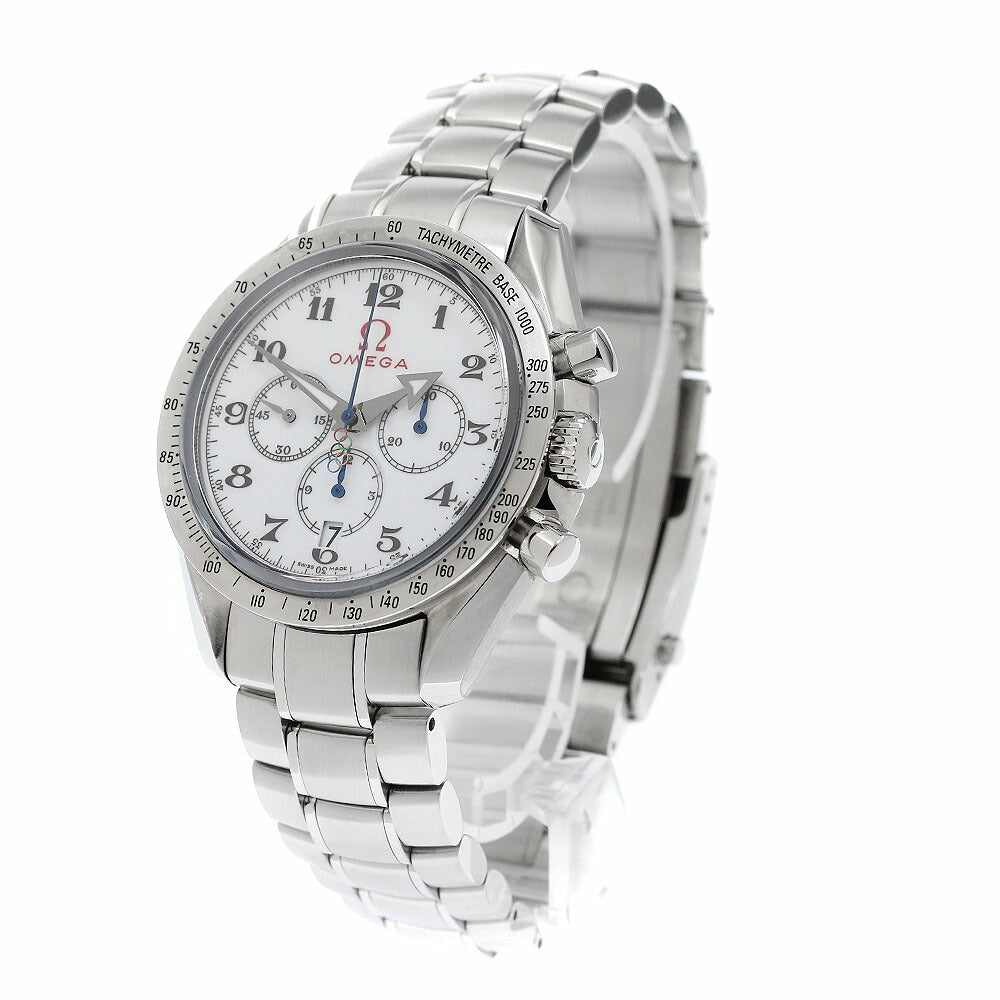 OMEGA 321.10.42.50.04.001 Speedmaster Broad Arrow Olympic Date Automatic Men's Watch (Good Condition)