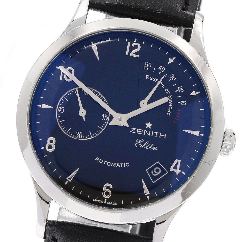 ZENITH 03.1125.685/21.C490 Class Elite Reserve de Marche Date Automatic Men's Watch with Inner Box and Warranty Card