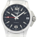 LONGINES L3.687.4 Conquest GMT Date Automatic Men's Watch Excellent Condition