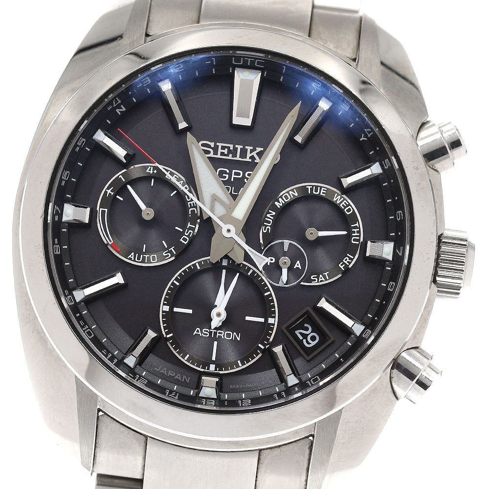 SEIKO SBXC021/5X53-0AJ0 Astron Chronograph Solar Radio Controlled Men's Watch with Warranty