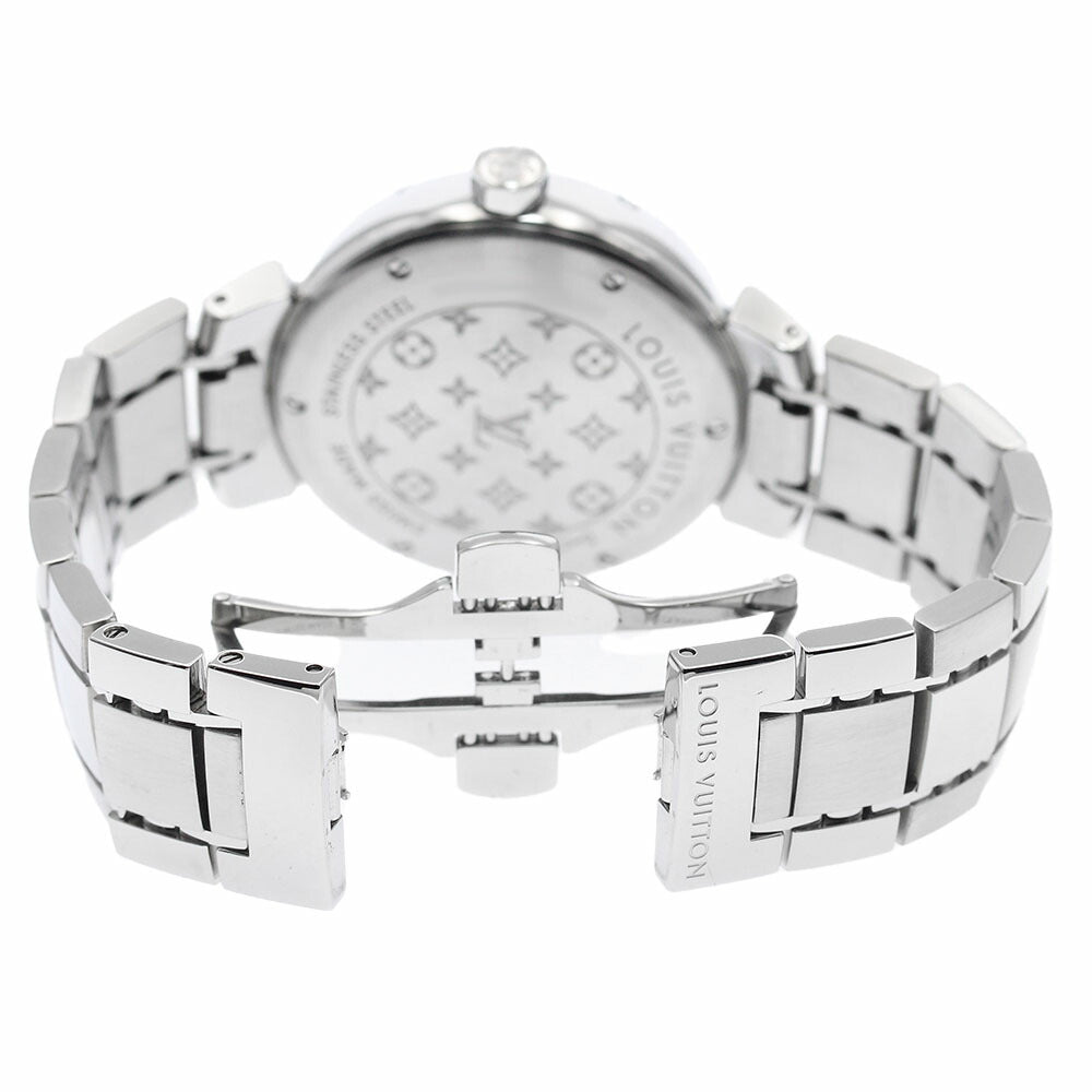 LOUIS VUITTON Q131F Tambour Lovely Diamond 18P Diamond Quartz Women's Watch with Inner Box