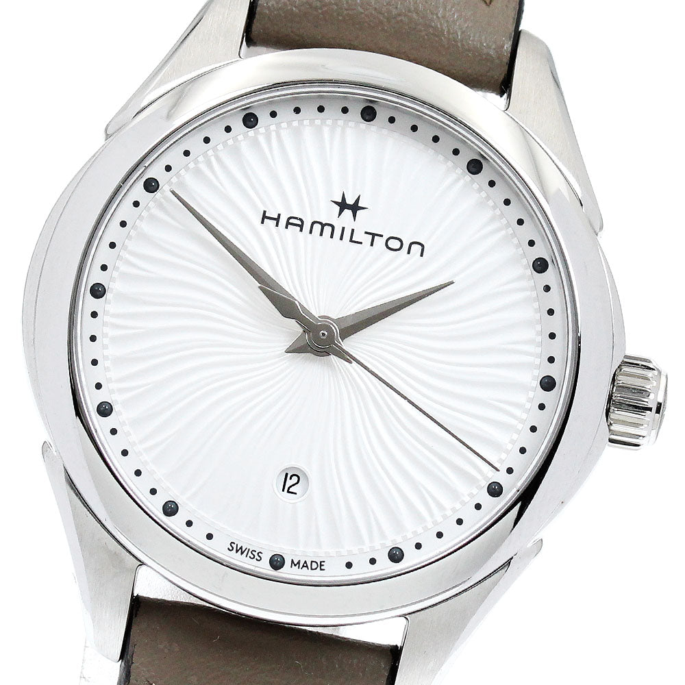 HAMILTON H322310/H32231810 Jazzmaster Lady Date Quartz Ladies Watch Excellent Condition with Box and Warranty Card
