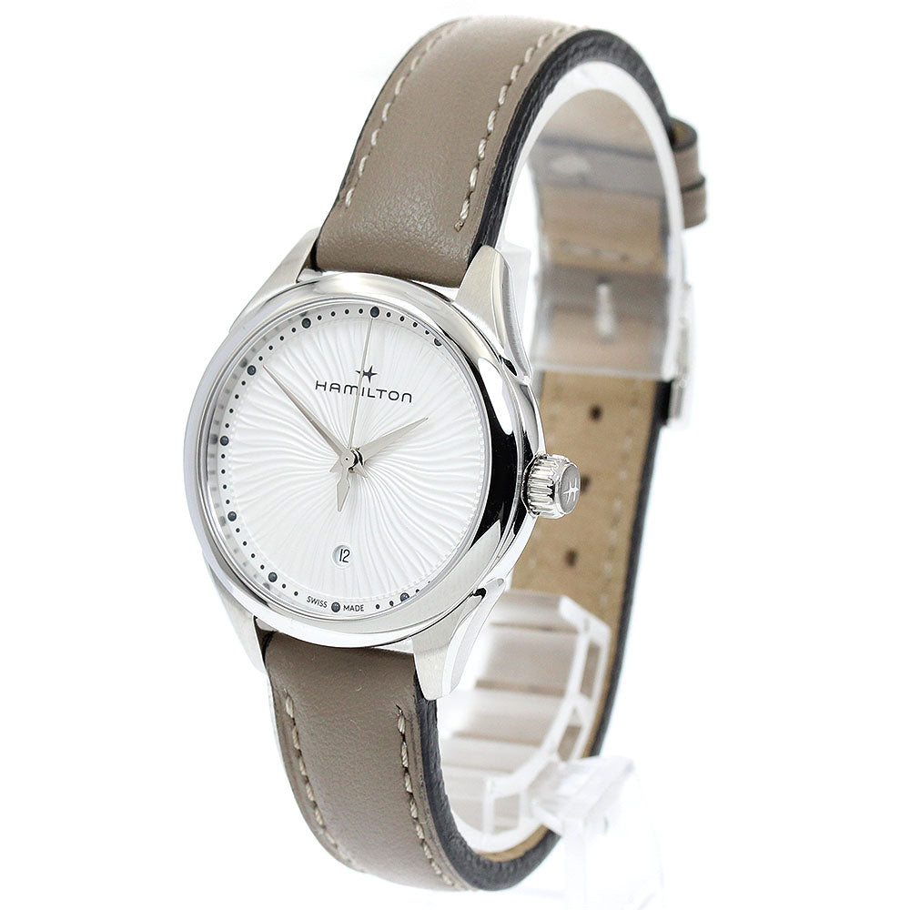 HAMILTON H322310/H32231810 Jazzmaster Lady Date Quartz Ladies Watch Excellent Condition with Box and Warranty Card