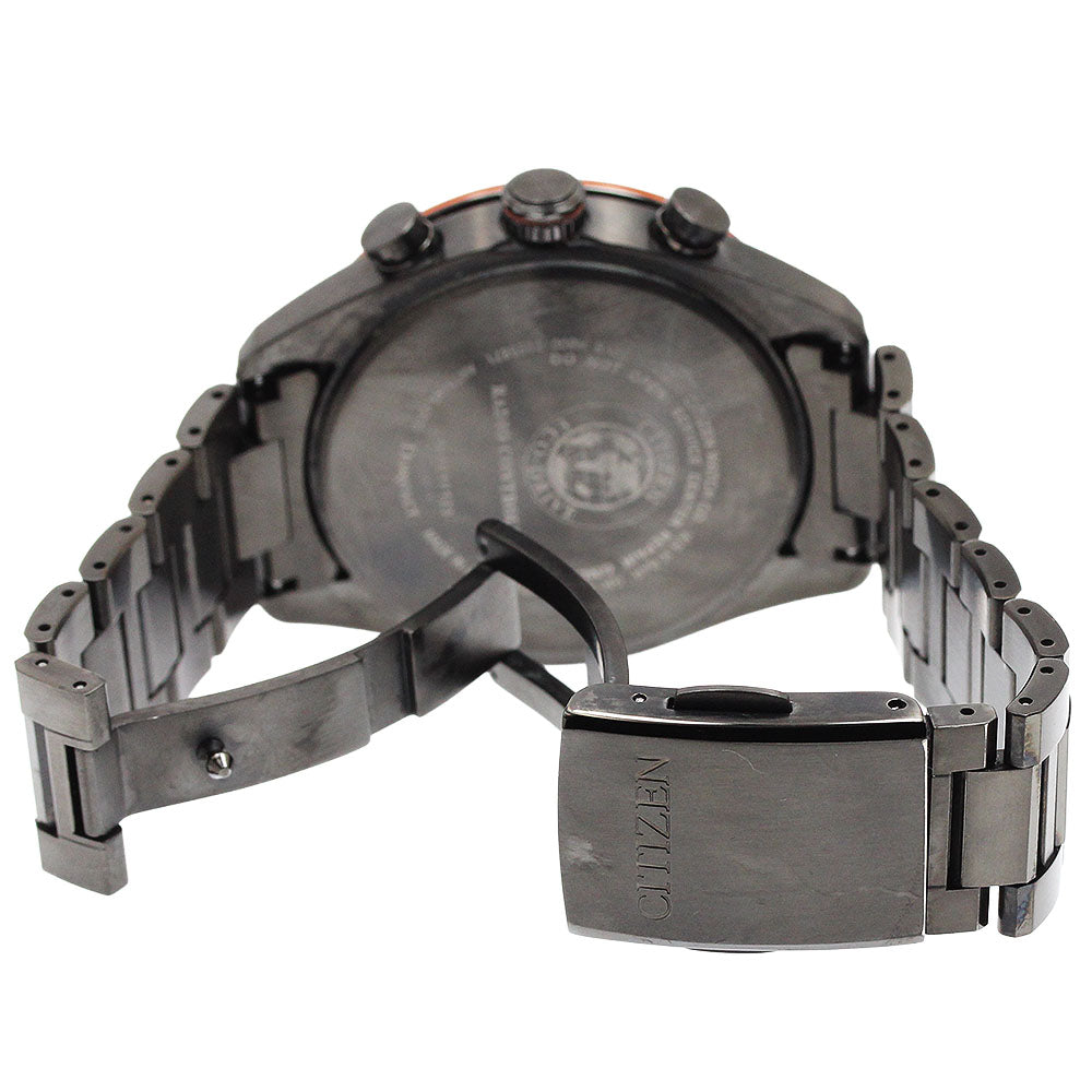CITIZEN H800-T025871/AT8185-62E Act Line Black Titanium Eco-Drive Solar Radio-Controlled Men's Watch with Warranty