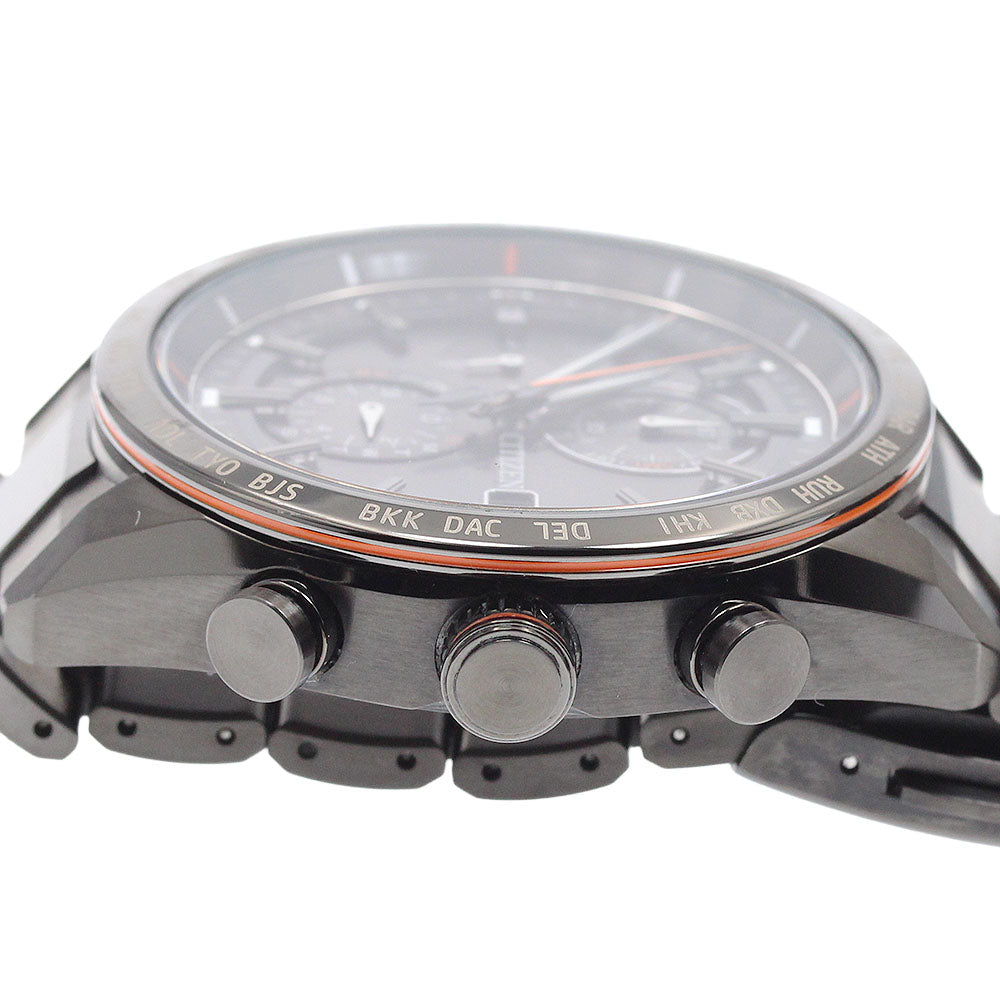 CITIZEN H800-T025871/AT8185-62E Act Line Black Titanium Eco-Drive Solar Radio-Controlled Men's Watch with Warranty