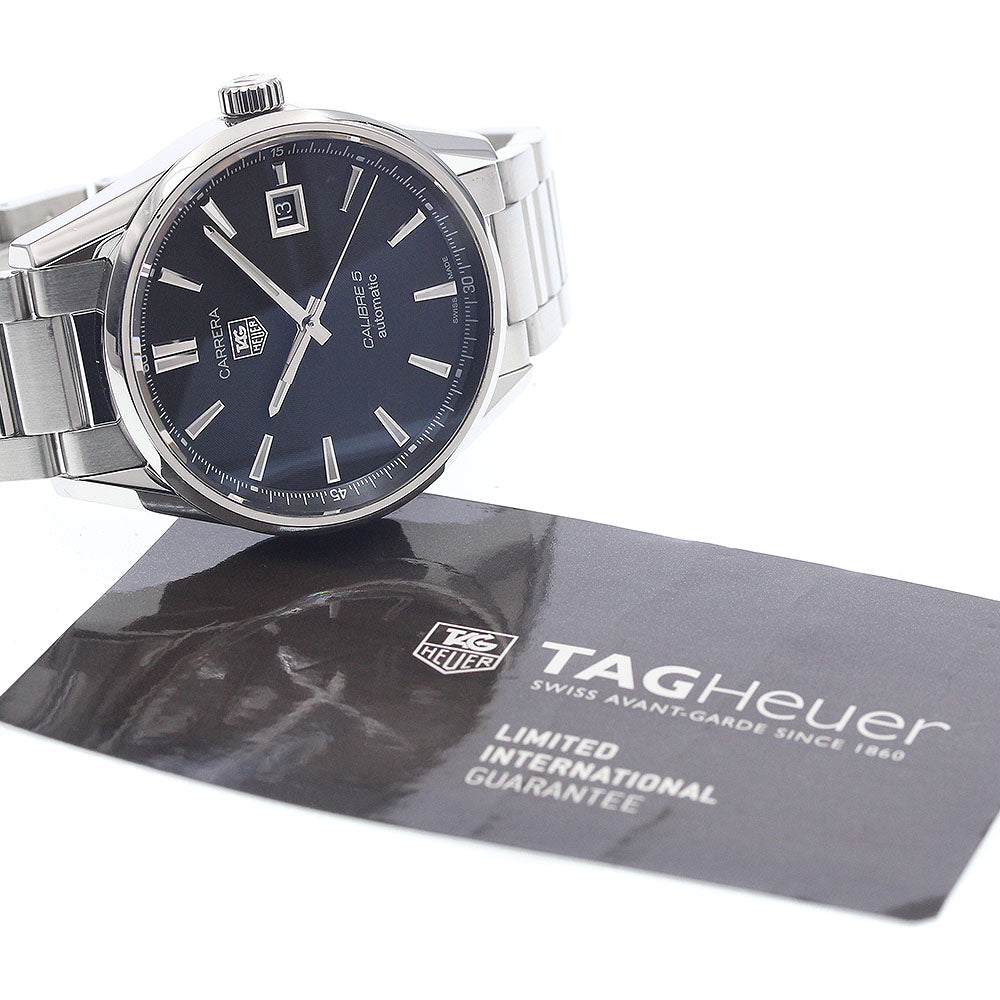 TAG Heuer WAR211A-1 Carrera Caliber 5 Date Automatic Men's Watch with Warranty
