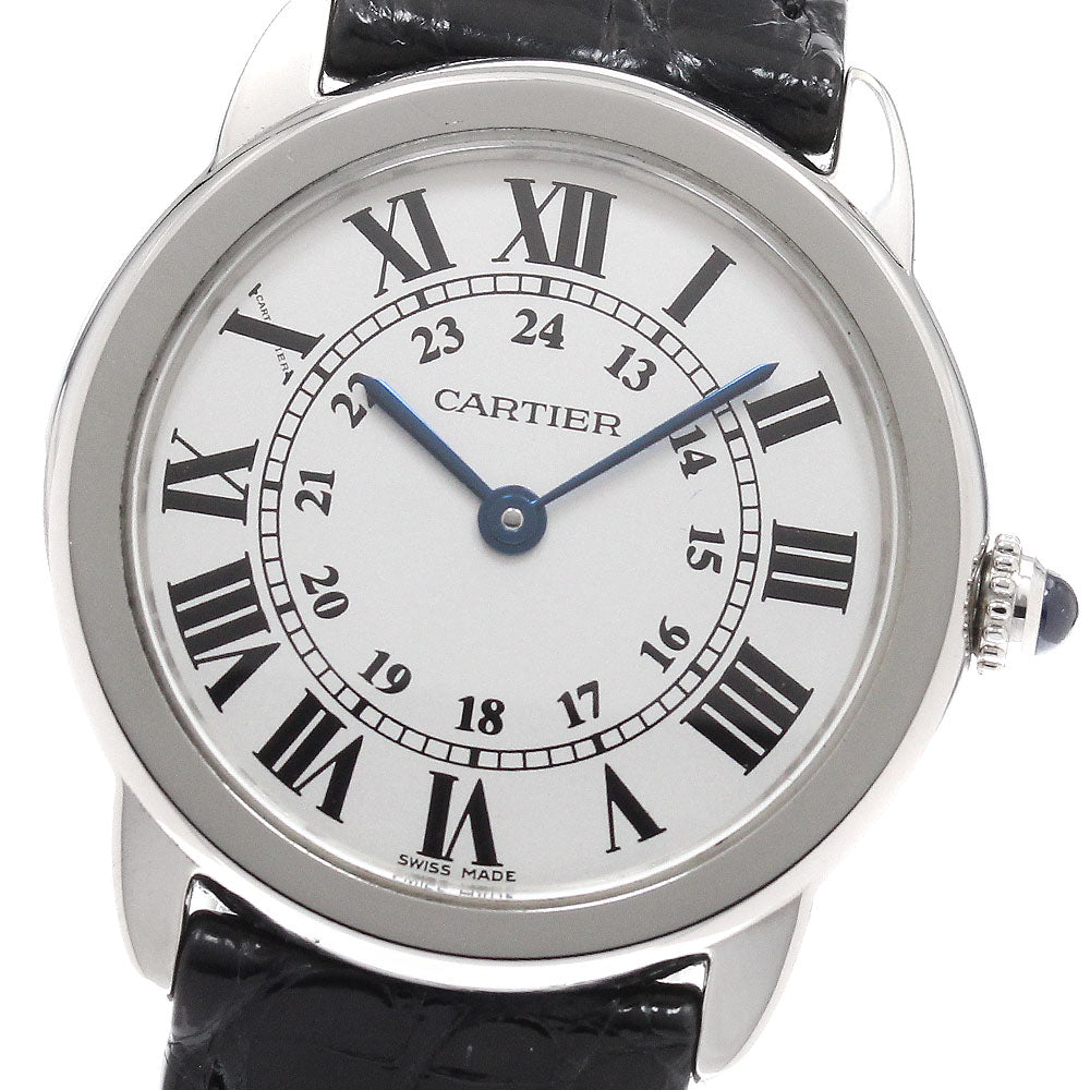 CARTIER W6700155 Ronde Solo SM Quartz Ladies Watch (Good Condition)