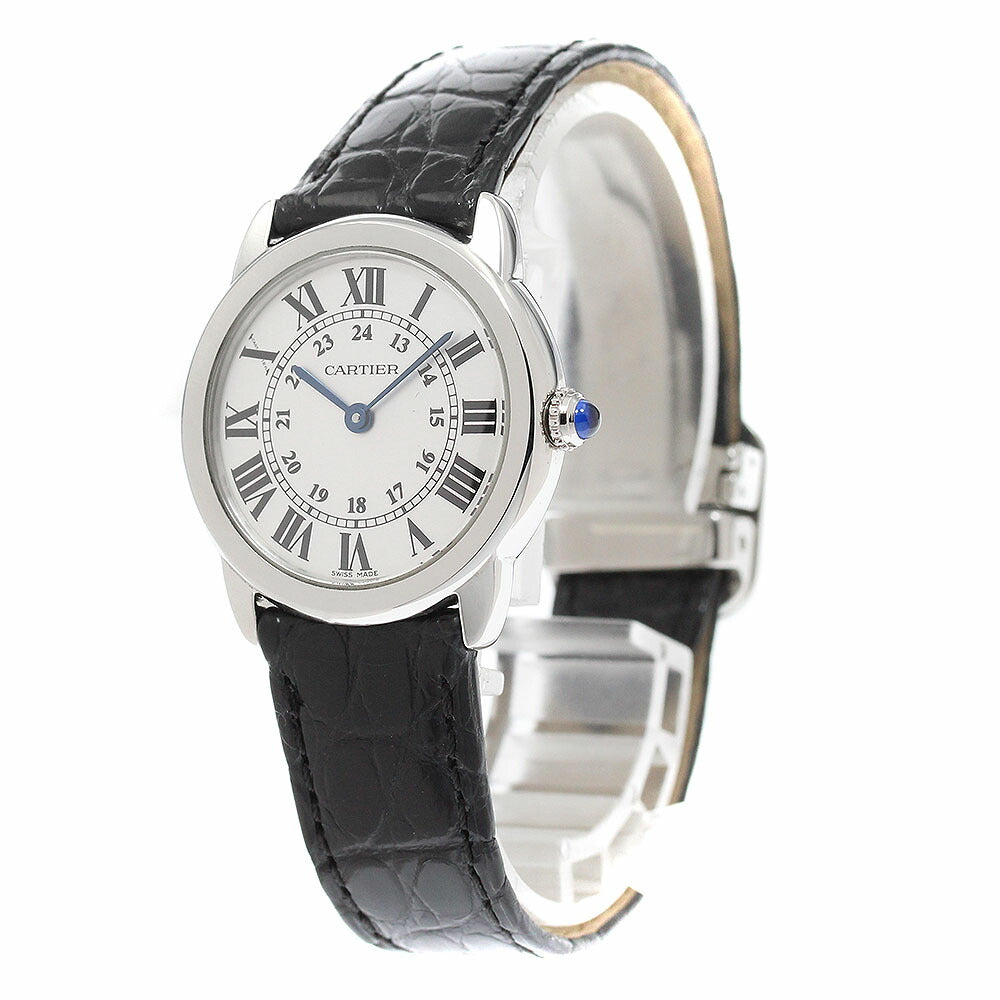 CARTIER W6700155 Ronde Solo SM Quartz Ladies Watch (Good Condition)