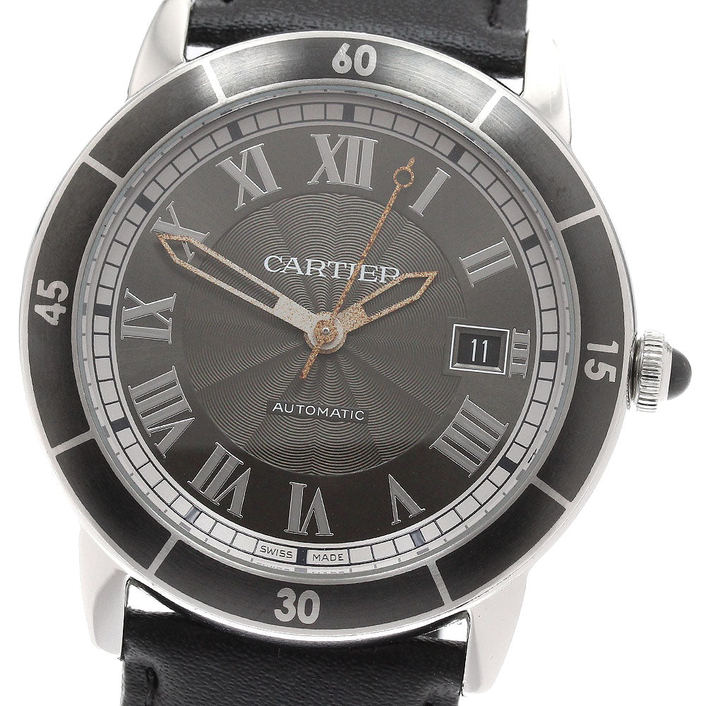 CARTIER WSRN0003 Ronde Croisiere de Date Automatic Men's Watch