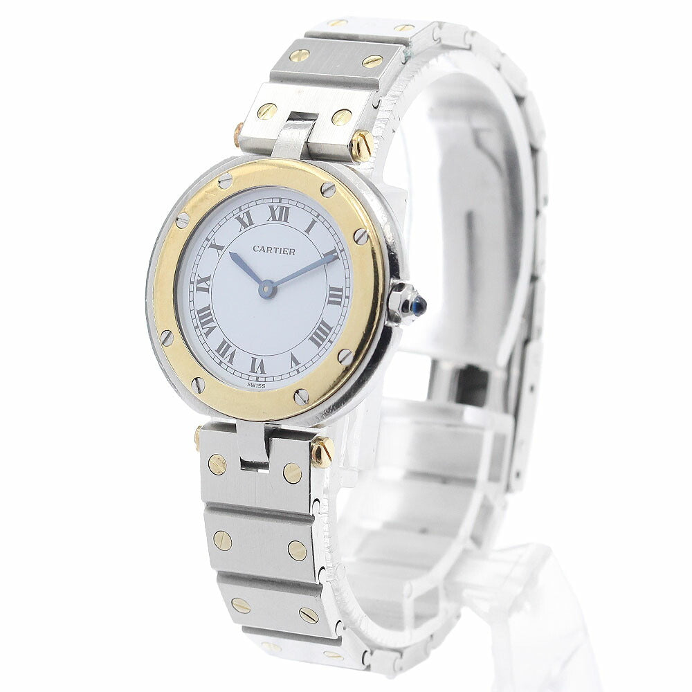 CARTIER 84038288 Santos Round SM Quartz Women's Watch