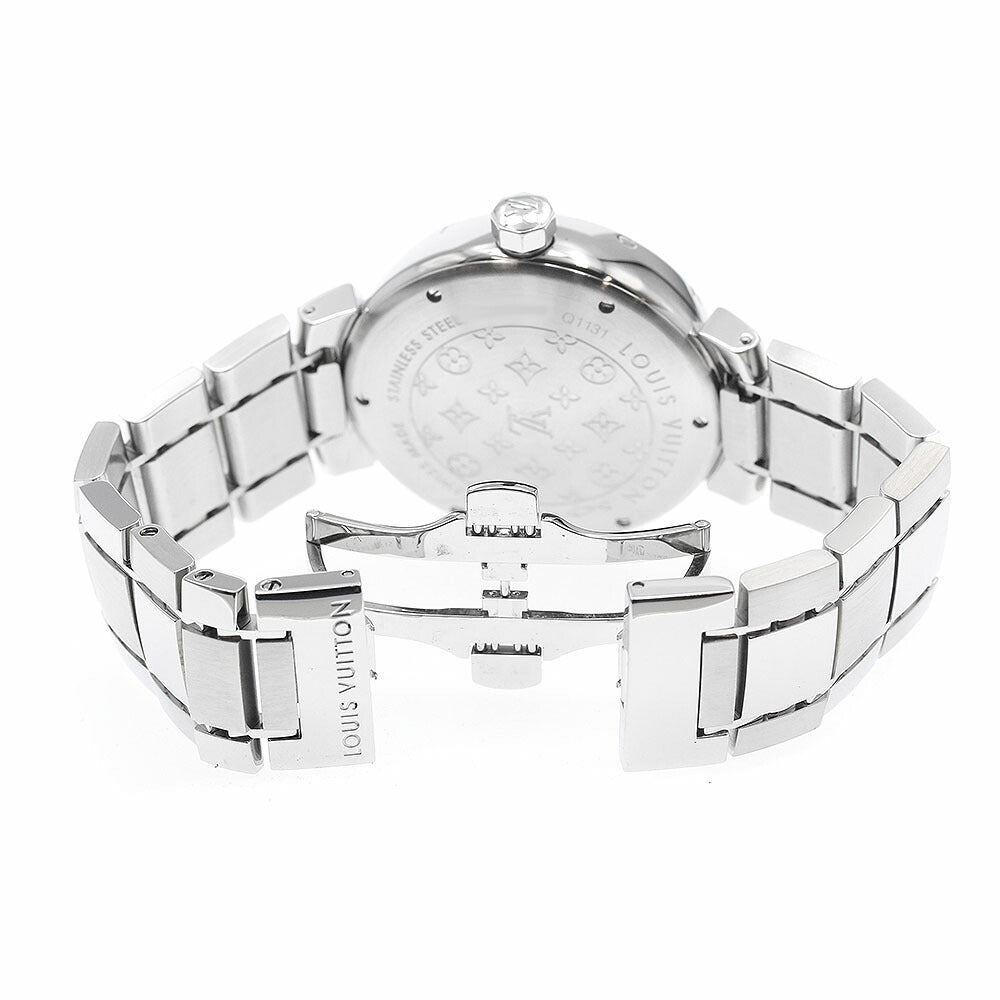 LOUIS VUITTON Q1131 Tambour GMT Date Automatic Men's Watch Excellent Condition