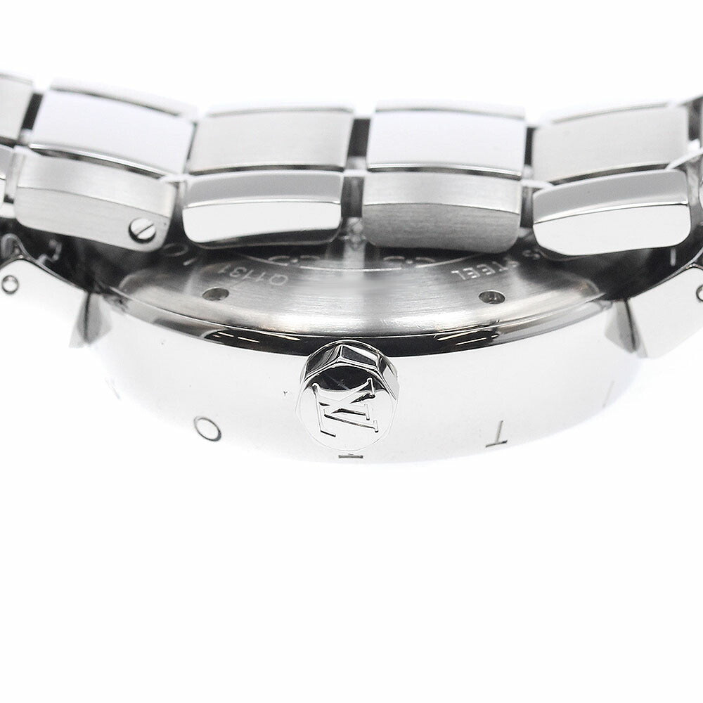 LOUIS VUITTON Q1131 Tambour GMT Date Automatic Men's Watch Excellent Condition
