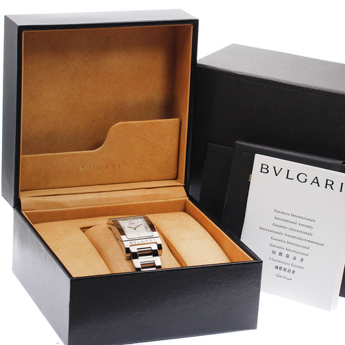 BVLGARI RT45S Rettangolo Date Automatic Men's Watch with Box and Warranty Card