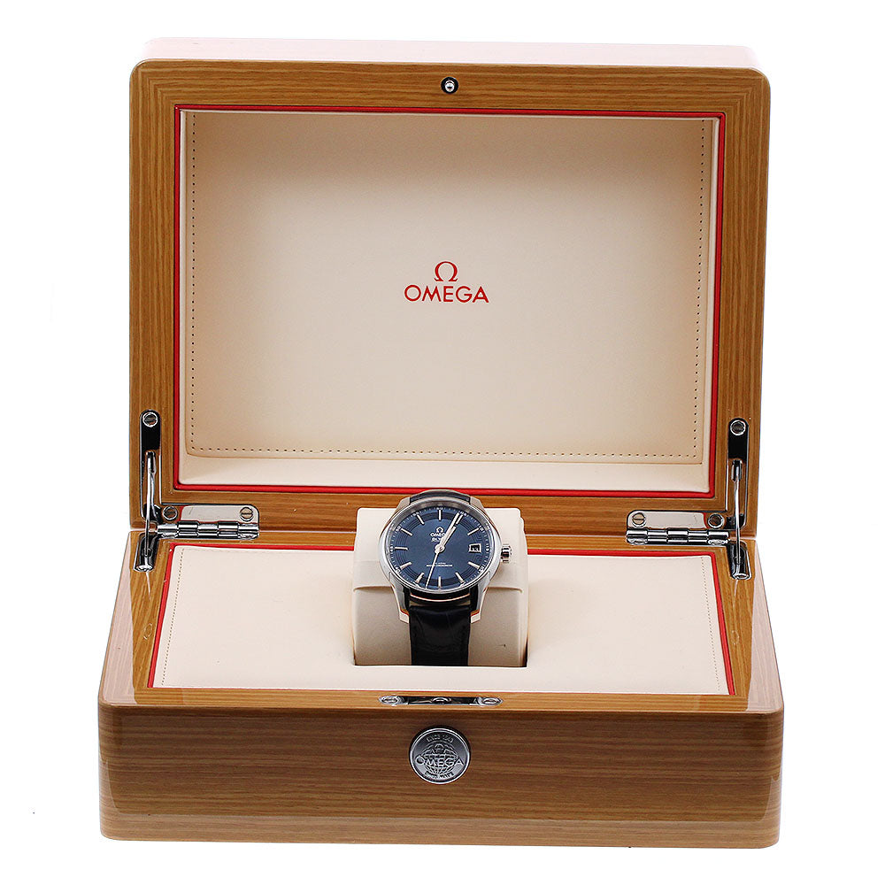 OMEGA 433.33.41.21.03.001 De Ville Hour Vision Co-Axial Automatic Men's Watch with Inner Box