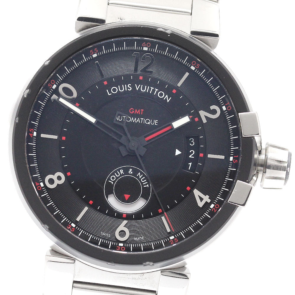 LOUIS VUITTON Q1156 Tambour Evolution GMT Automatic Men's Watch