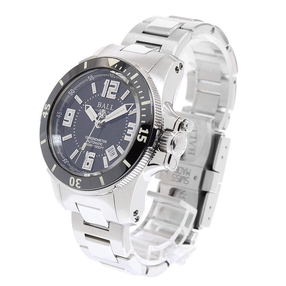 BALLWATCH DM2136A-SCJ-BK Engineer Hydrocarbon Ceramic XV Date Automatic Men's Watch (Good Condition)
