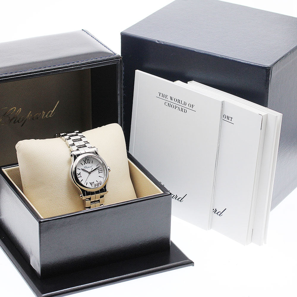 Chopard 8590 Happy Sport 3-Diamond Quartz Women's Watch (with Box)