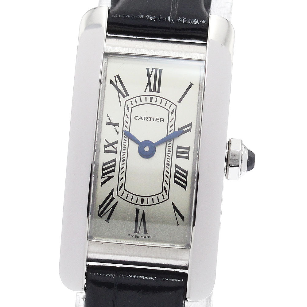 CARTIER WSTA0081 Tank American Mini Quartz Ladies Watch (with box and warranty)