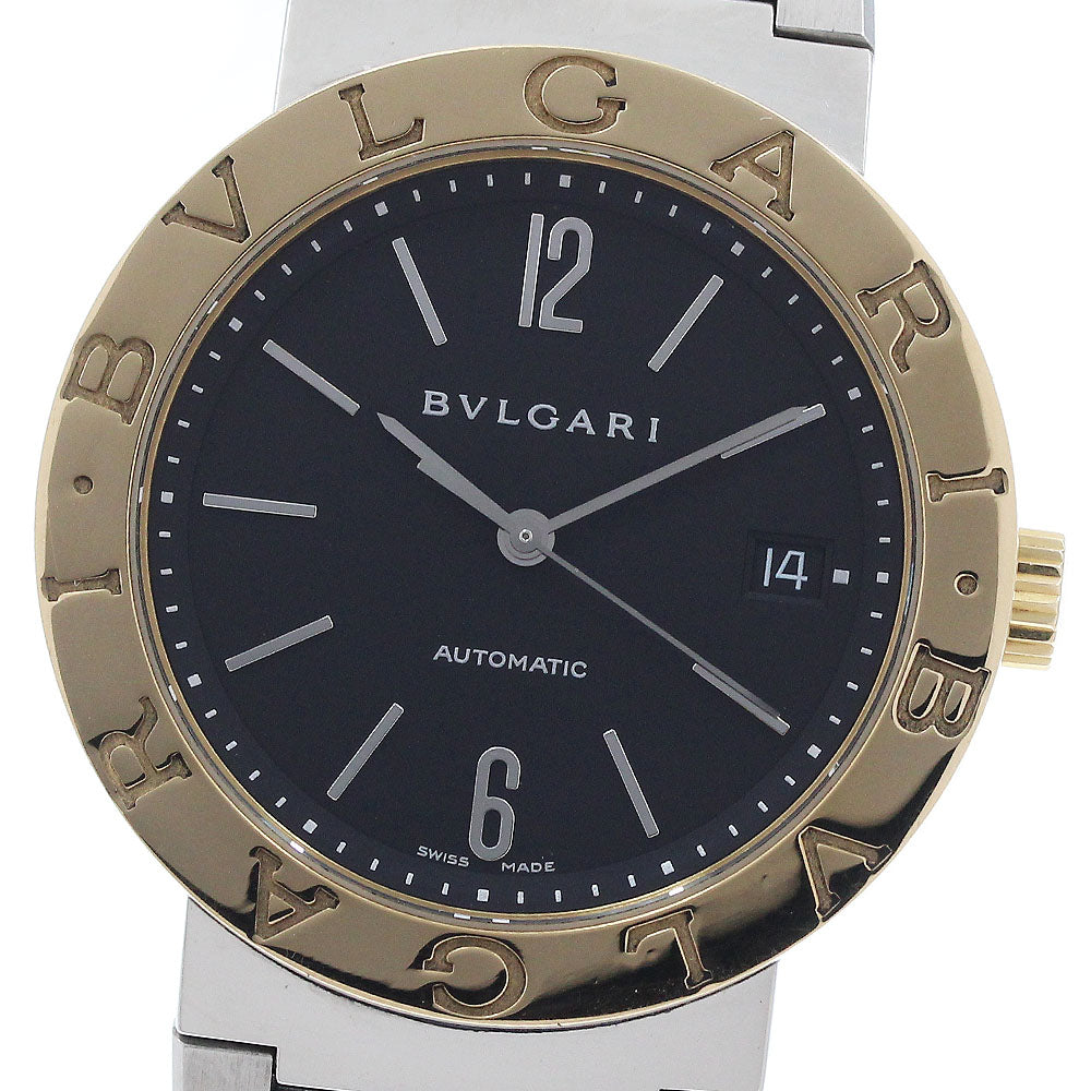 BVLGARI BB38SG AUTO Bulgari YG combination date automatic winding men's watch