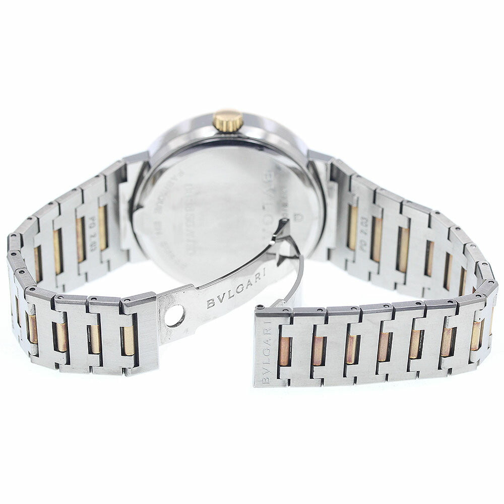 BVLGARI BB38SG AUTO Bulgari YG combination date automatic winding men's watch