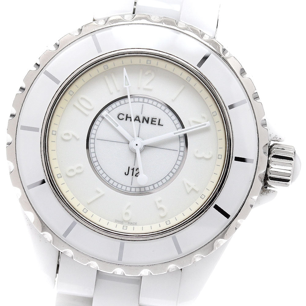 CHANEL H3442 J12 White Phantom 33mm Quartz Women's Watch