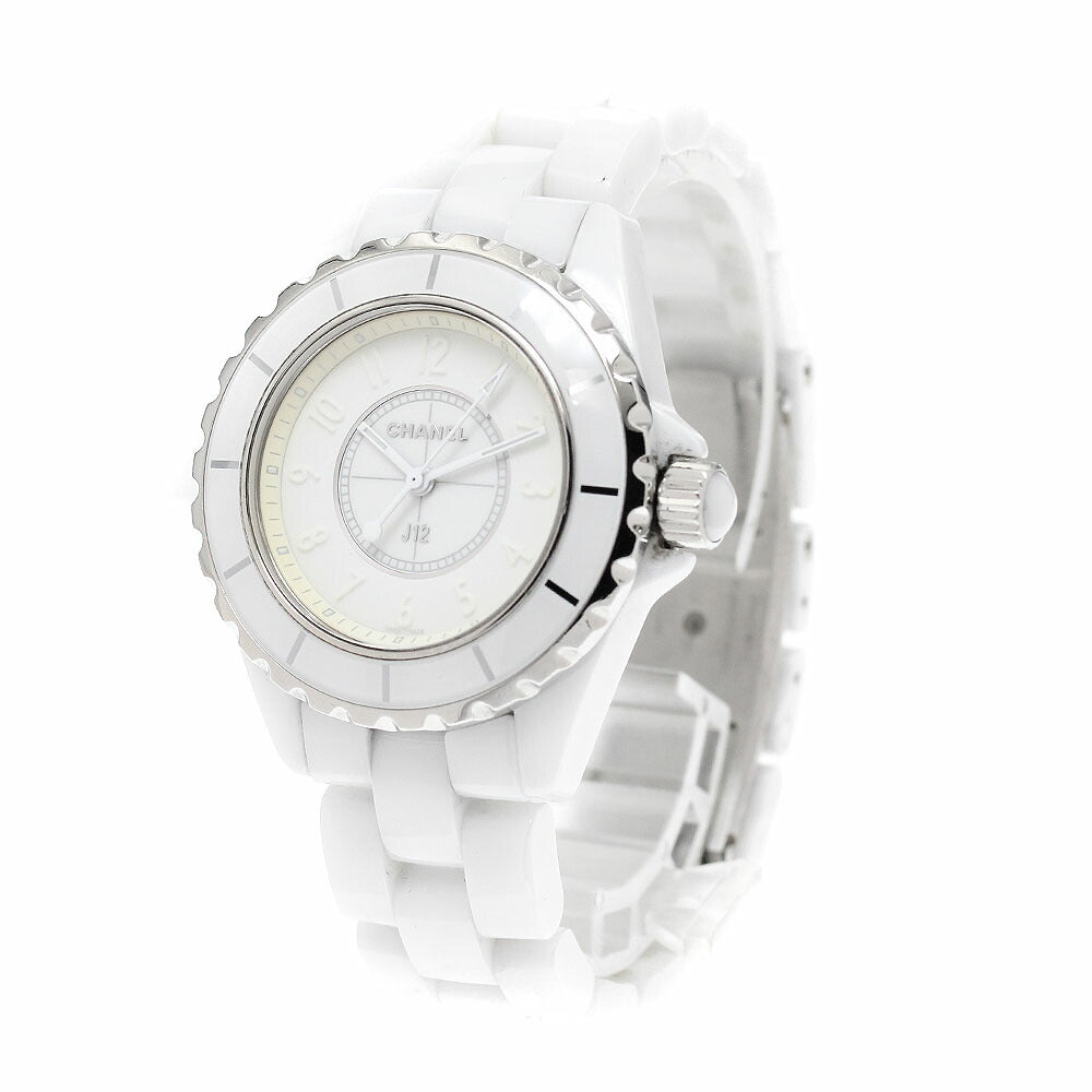 CHANEL H3442 J12 White Phantom 33mm Quartz Women's Watch