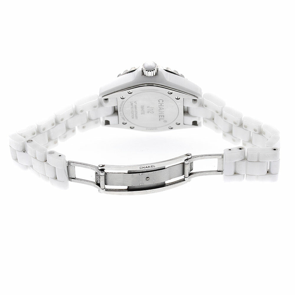 CHANEL H3442 J12 White Phantom 33mm Quartz Women's Watch