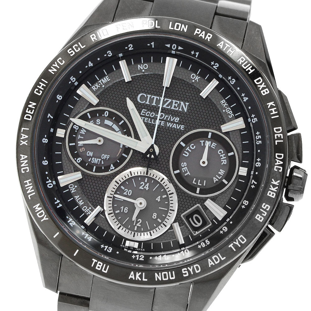 CITIZEN CC9017-59E/F900-T021557 Attesa Satellite Wave Date Solar Radio Controlled Men's Watch - Excellent Condition