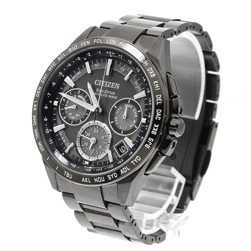 CITIZEN CC9017-59E/F900-T021557 Attesa Satellite Wave Date Solar Radio Controlled Men's Watch - Excellent Condition