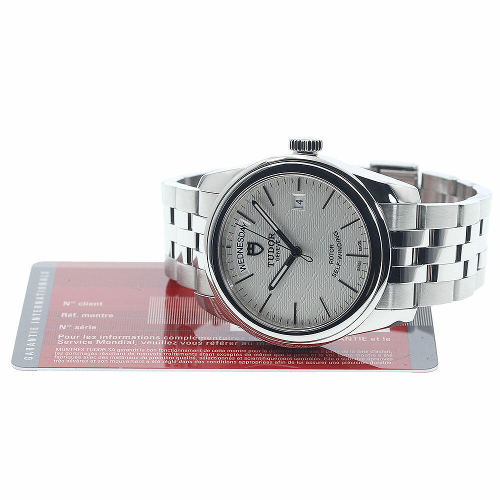 TUDOR 56000 Glamour Date-Day Automatic Men's Watch Excellent Condition with Warranty.