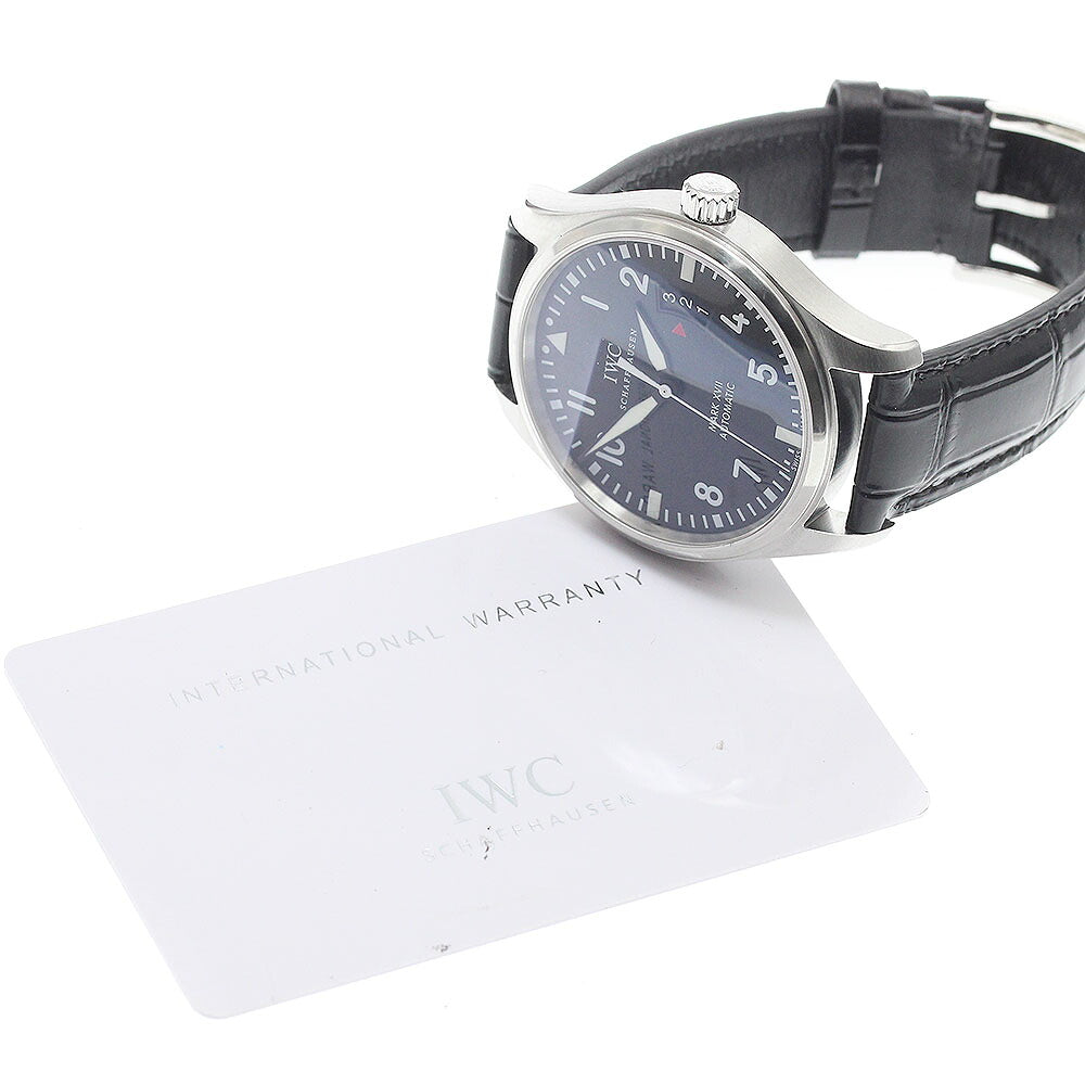 IWC SCHAFFHAUSEN IW326501 Pilot's Watch Mark XV2 Date Automatic Men's Watch Excellent Condition with Warranty Card